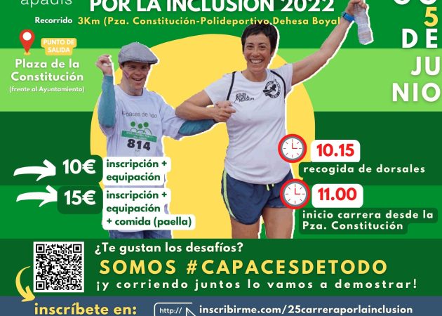 ¡Participa en la Carrera por la Inclusión de APADIS!